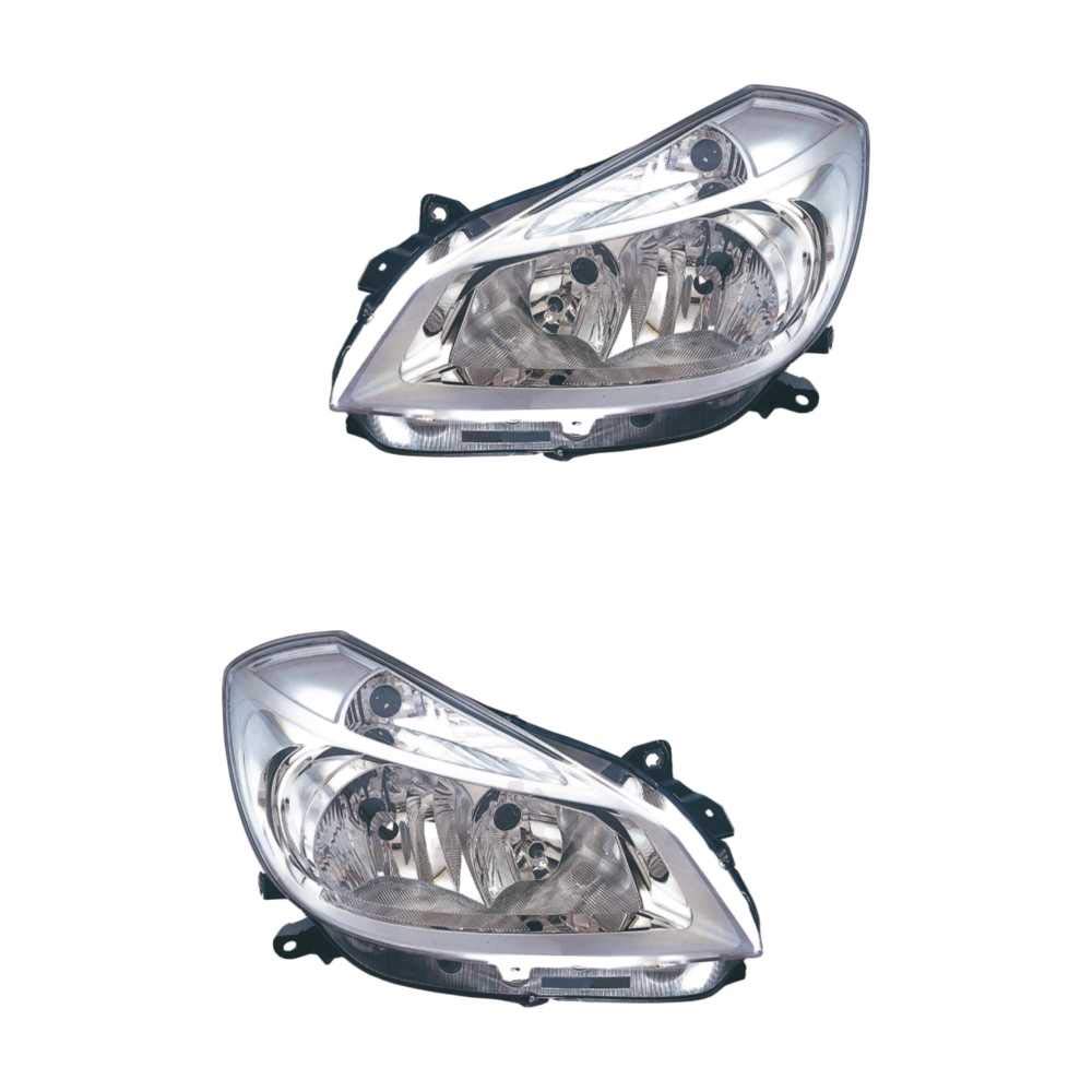 Halogen Scheinwerfer Set links & rechts Hauptscheinwerfer Frontscheinwerfer H7/H7 chrom ohne Elektromotor für Model Clio III BR0/1 CR0/1 Halogen Scheinwerfer Set links & rechts Hauptscheinwerfer Frontscheinwerfer H7/H7 chrom ohne Elektromotor für Model Clio III BR0/1 CR0/1 von Diederichs