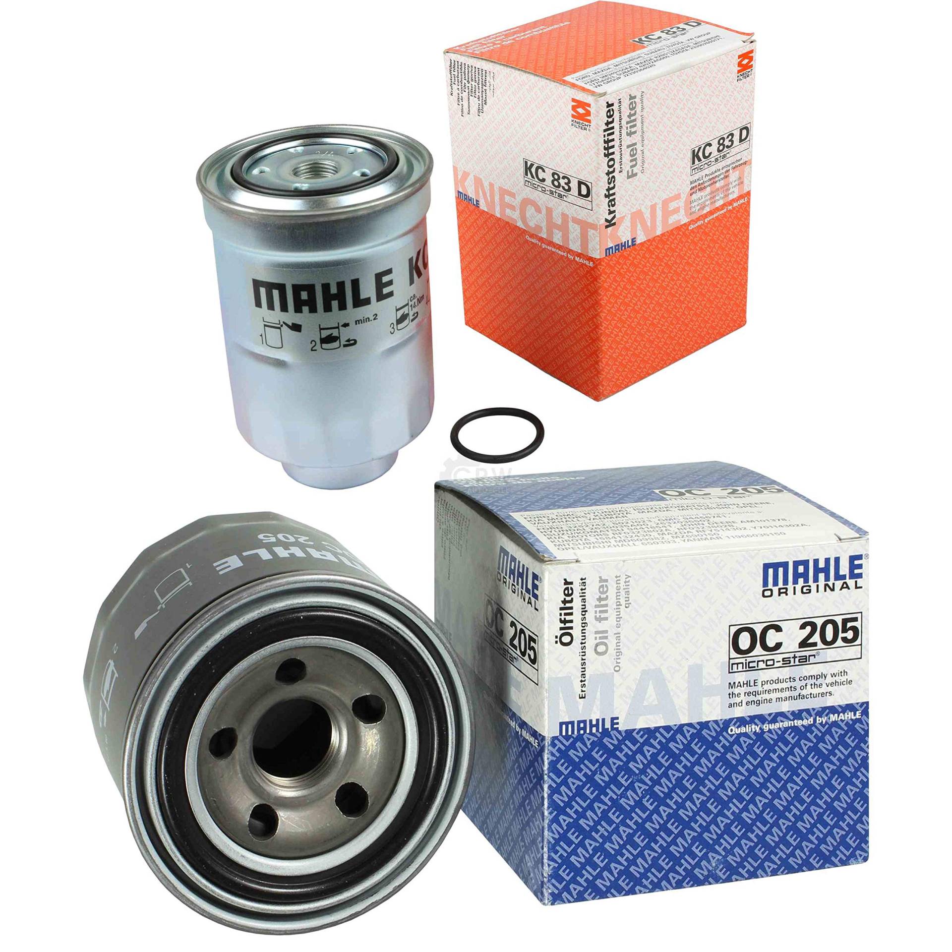 MAHLE/KNECHT Inspektions Set Inspektionspaket Ölfilter Kraftstofffilter MAHLE/KNECHT Inspektions Set Inspektionspaket Ölfilter Kraftstofffilter von Diederichs