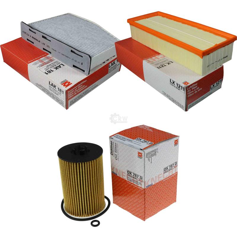 MAHLE Inspektions Set Inspektionspaket Innenraumfilter Luftfilter Ölfilter von Diederichs