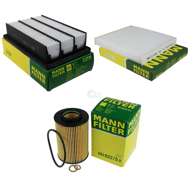 MANN-FILTER Inspektions Set Inspektionspaket Innenraumfilter Luftfilter Ölfilter von Diederichs