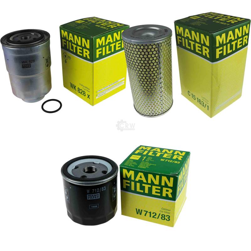 MANN-FILTER Inspektions Set Inspektionspaket Kraftstofffilter Luftfilter Ölfilter von Diederichs