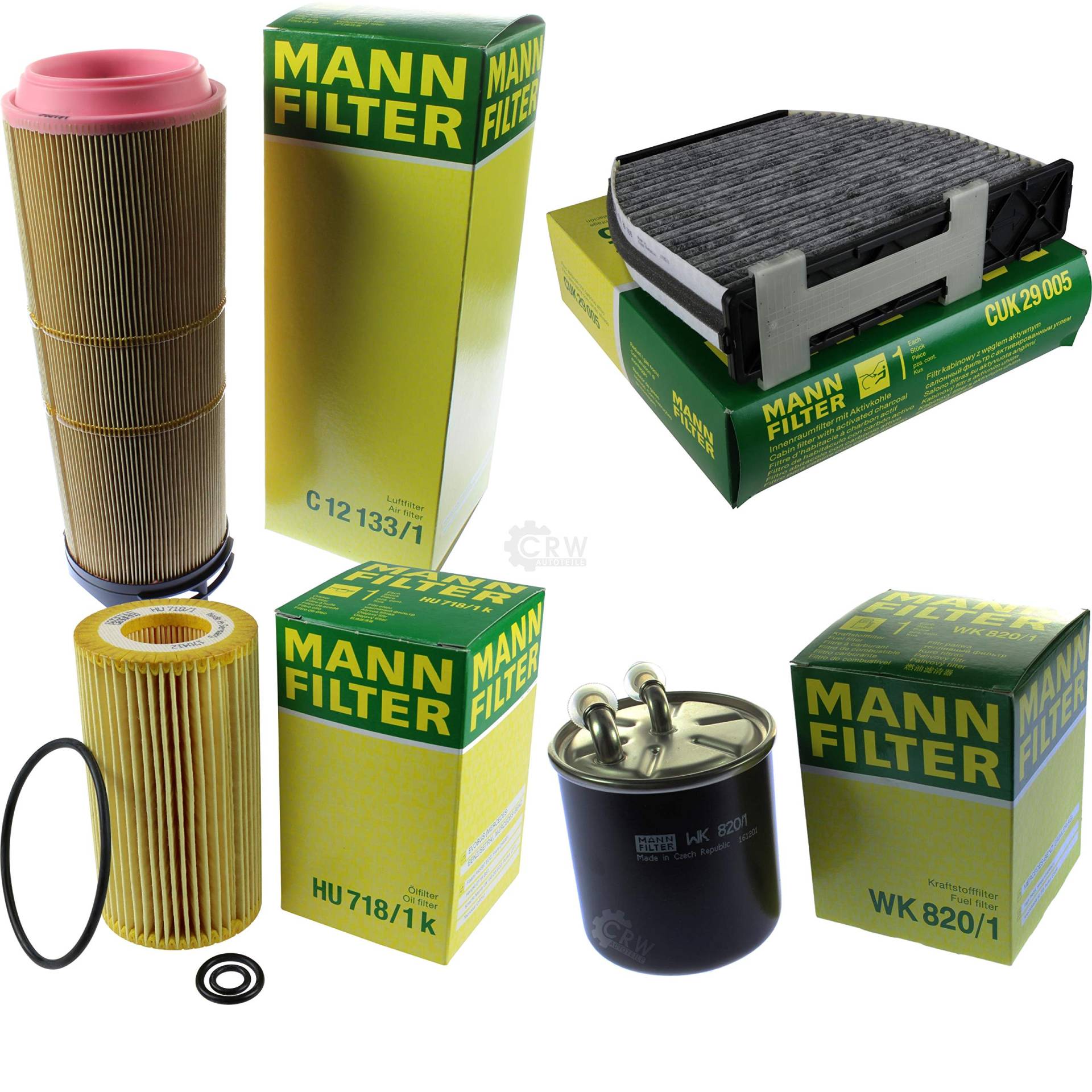 MANN-FILTER Inspektions Set Inspektionspaket Luftfilter Ölfilter Innenraumfilter Kraftstofffilter MANN-FILTER Inspektions Set Inspektionspaket Luftfilter Ölfilter Innenraumfilter Kraftstofffilter von Diederichs