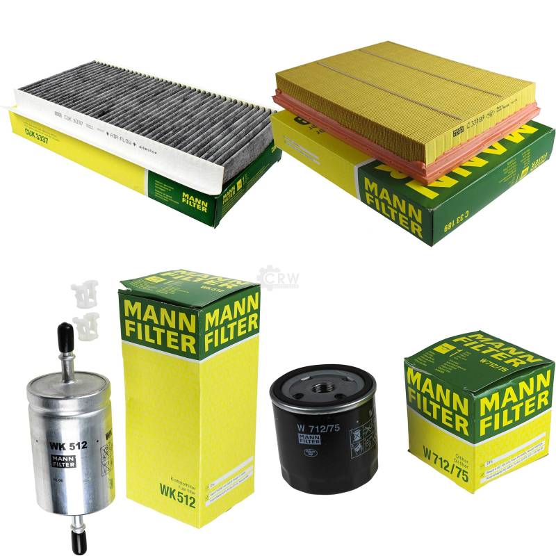 MANN-FILTER Inspektions Set Inspektionspaket Luftfilter Ölfilter Innenraumfilter Kraftstofffilter von Diederichs