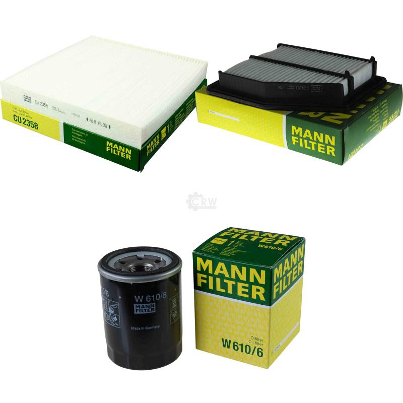 MANN-FILTER Inspektions Set Inspektionspaket Luftfilter Ölfilter Innenraumfilter von Diederichs