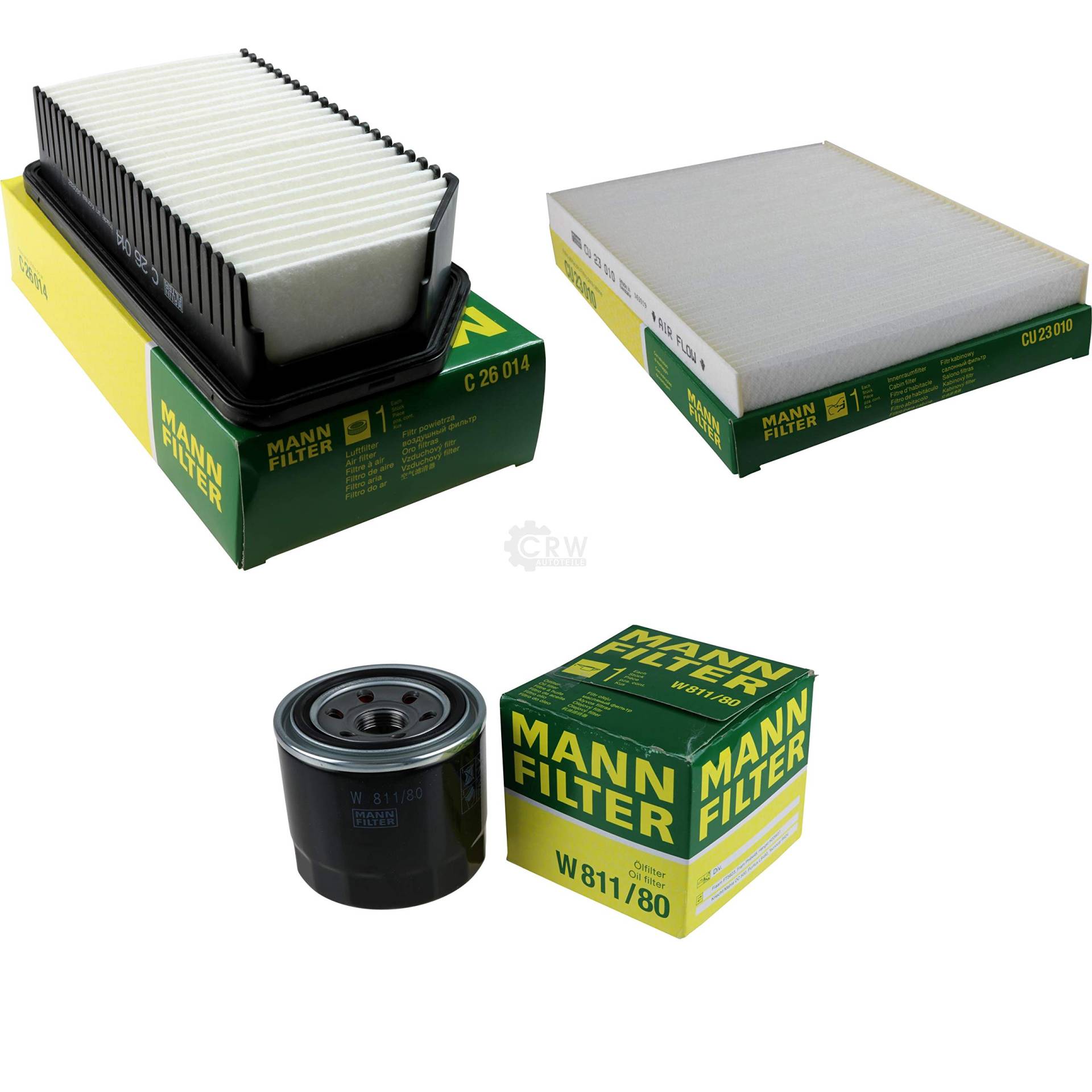 MANN-FILTER Inspektions Set Inspektionspaket Luftfilter Ölfilter Innenraumfilter MANN-FILTER Inspektions Set Inspektionspaket Luftfilter Ölfilter Innenraumfilter von Diederichs