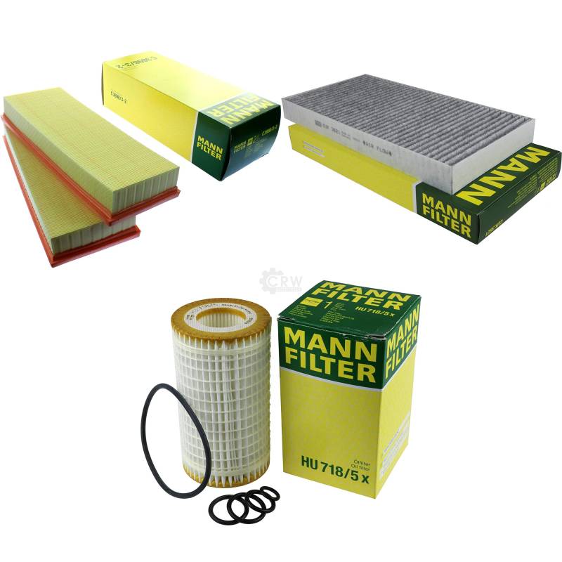 MANN-FILTER Inspektions Set Inspektionspaket Luftfilter Ölfilter Innenraumfilter von Diederichs
