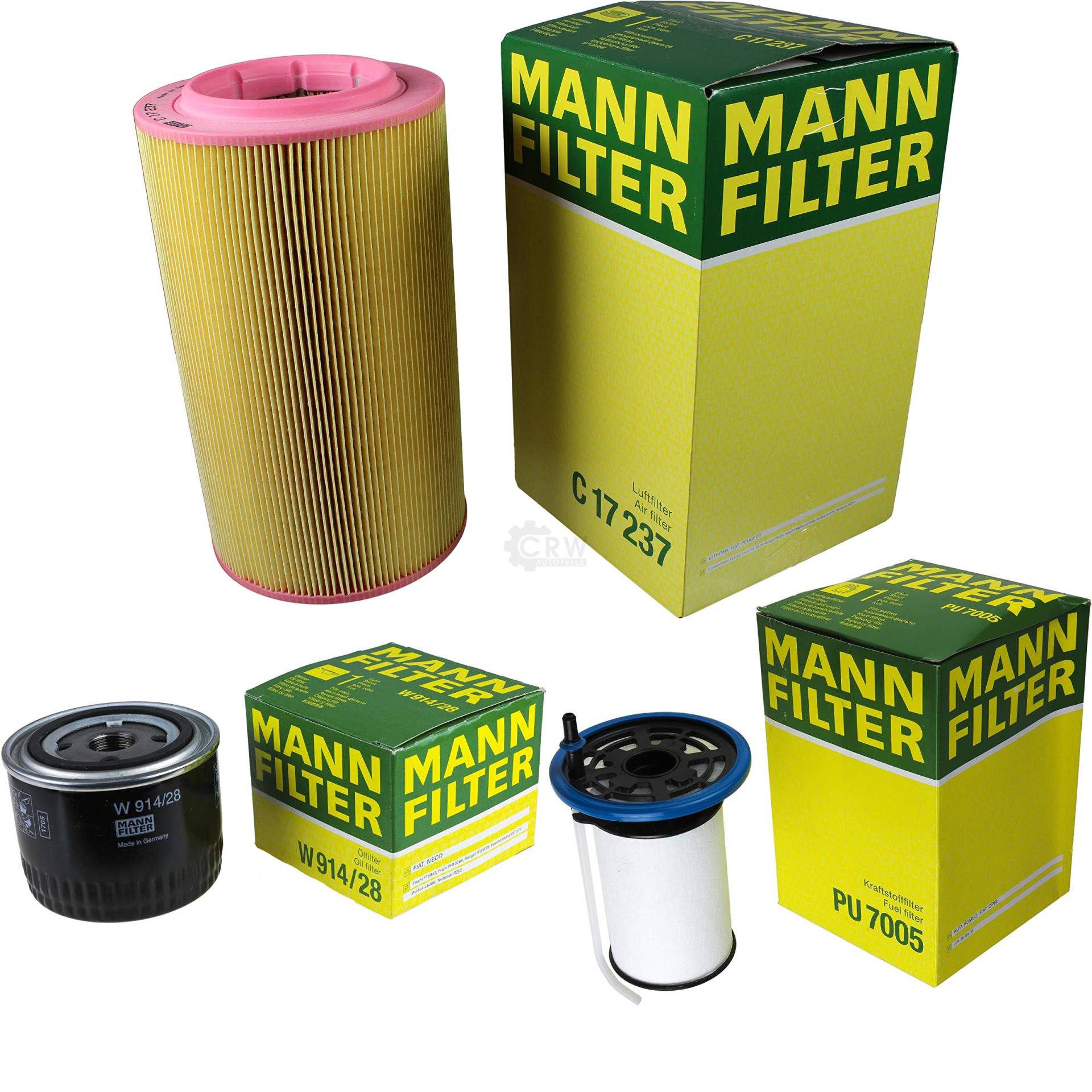 MANN-FILTER Inspektions Set Inspektionspaket Luftfilter Ölfilter Kraftstofffilter von Diederichs