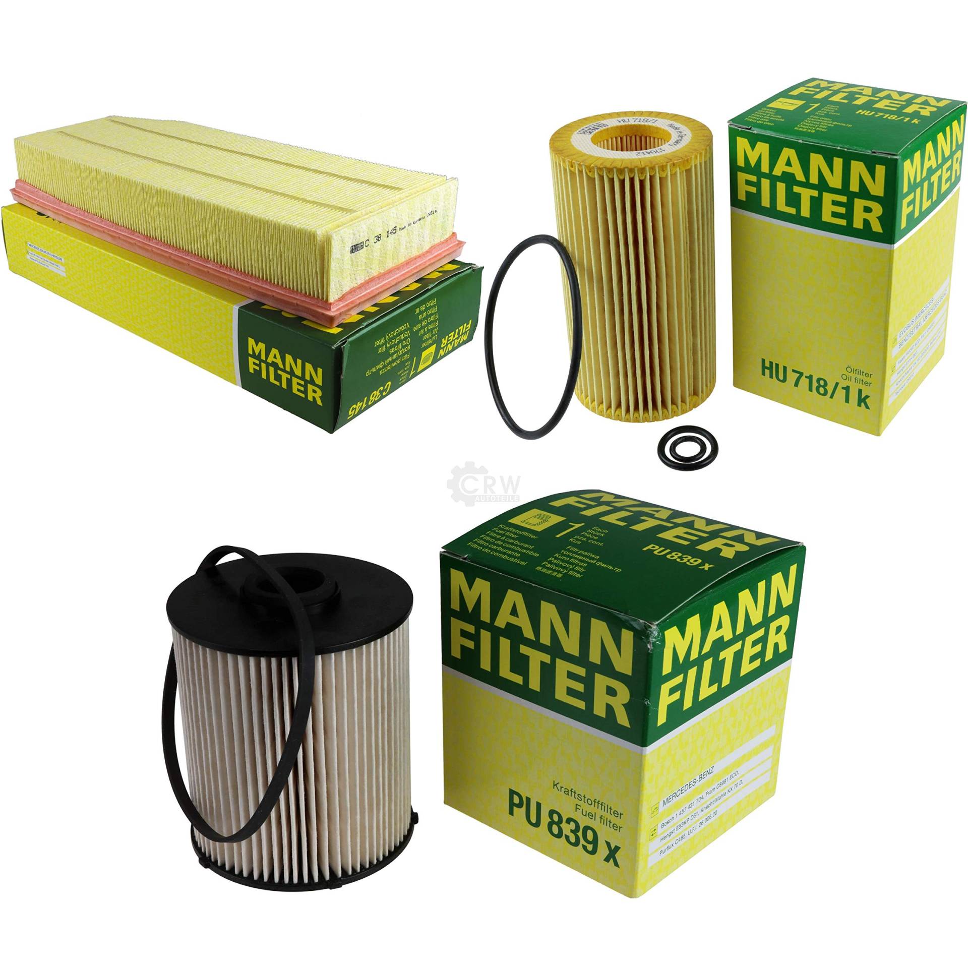 MANN-FILTER Inspektions Set Inspektionspaket Luftfilter Ölfilter Kraftstofffilter MANN-FILTER Inspektions Set Inspektionspaket Luftfilter Ölfilter Kraftstofffilter von Diederichs