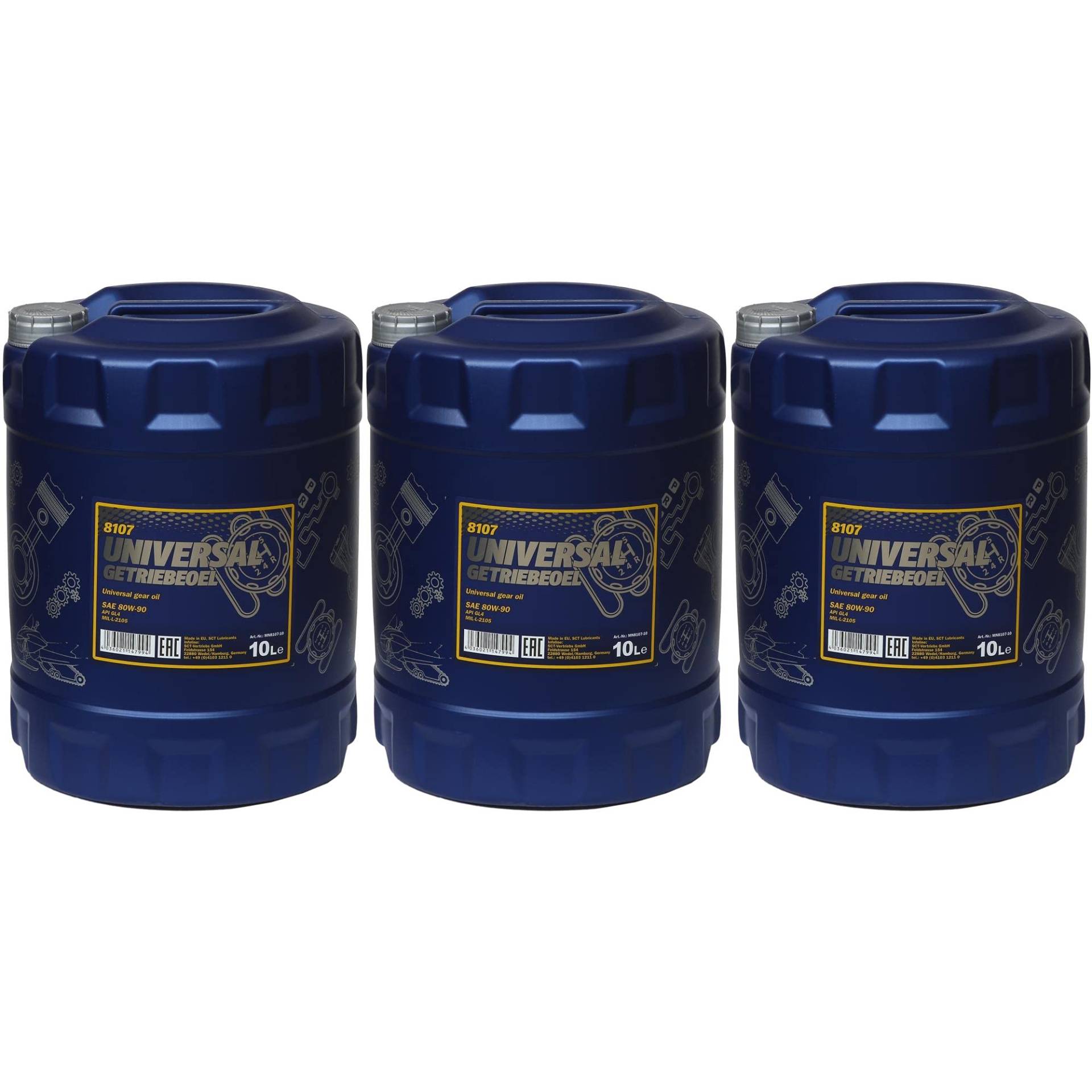 QR-Parts Set 30 Liter 85476740 MN8107-10 10 ORIGINAL MANNOL Universal Getriebeoel 80W-90 API GL 4 QR-Parts Set 30 Liter 85476740 MN8107-10 10 ORIGINAL MANNOL Universal Getriebeoel 80W-90 API GL 4 von Diederichs