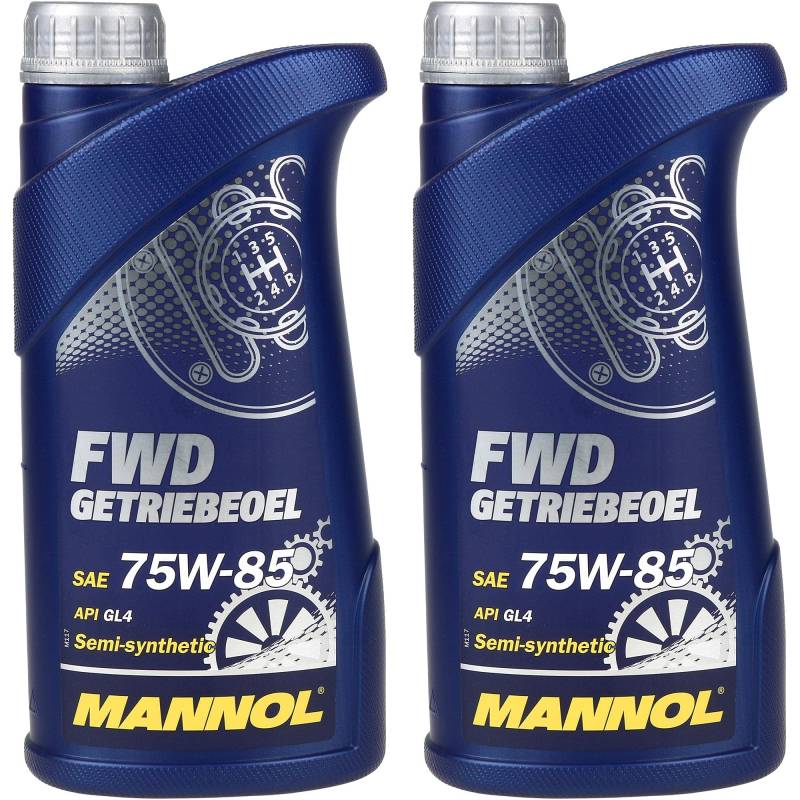 QR-Parts Set 85446938 MN8101-1 2x1 Liter Original MANNOL Getriebeöl FWD Getriebeoel 75W-85 API GL 4 von Diederichs