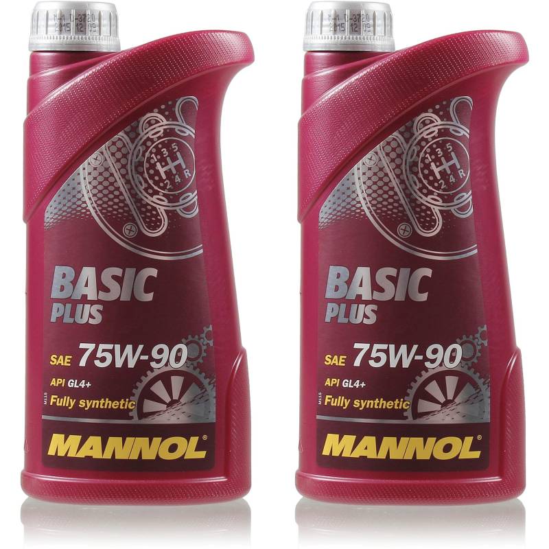 QR-Parts Set 85447855 MN8108-1 2L Original MANNOL Basic Plus 75W-90 API GL 4+ Öl Getriebeöl von Diederichs