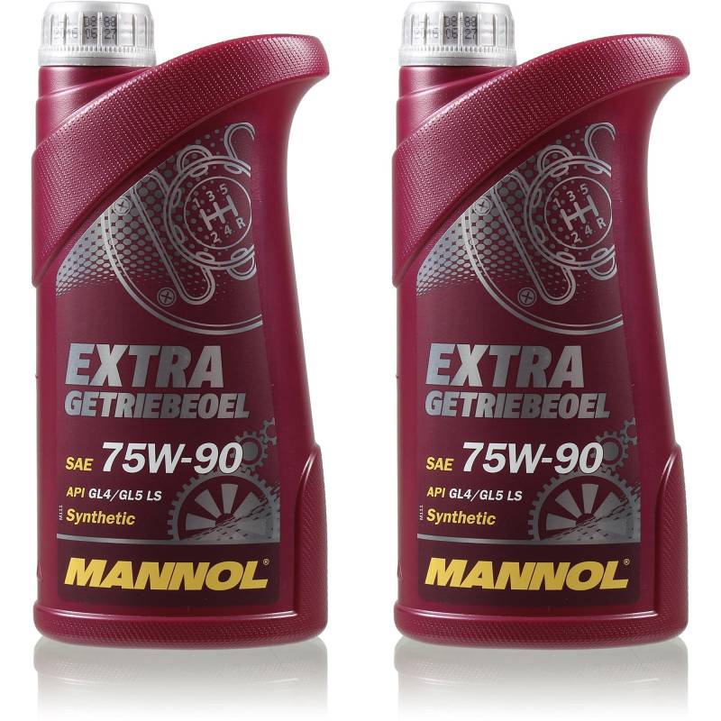 QR-Parts Set 85447872 MN8103-1 2L Original MANNOL Extra Getriebeöl 75W-90 API GL 4/GL 5 LS von Diederichs