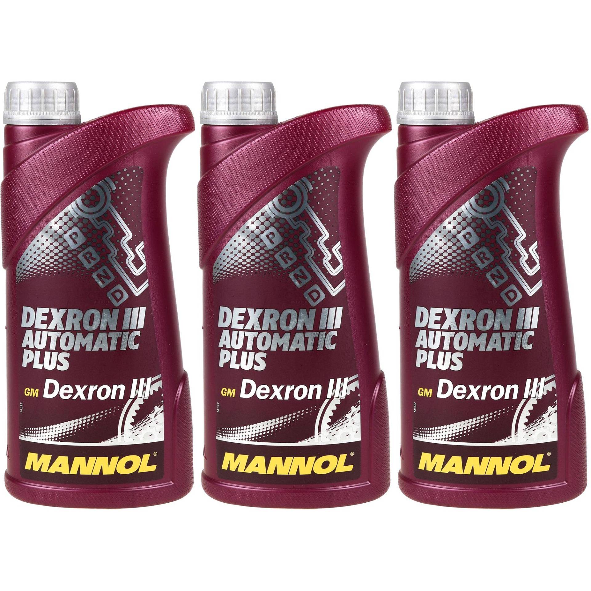 QR-Parts Set 85448198 MN8206-1 3x1 Liter Original MANNOL Automatikgetriebeöl Dexron III Automatic Plus Gear Oil QR-Parts Set 85448198 MN8206-1 3x1 Liter Original MANNOL Automatikgetriebeöl Dexron III Automatic Plus Gear Oil von Diederichs
