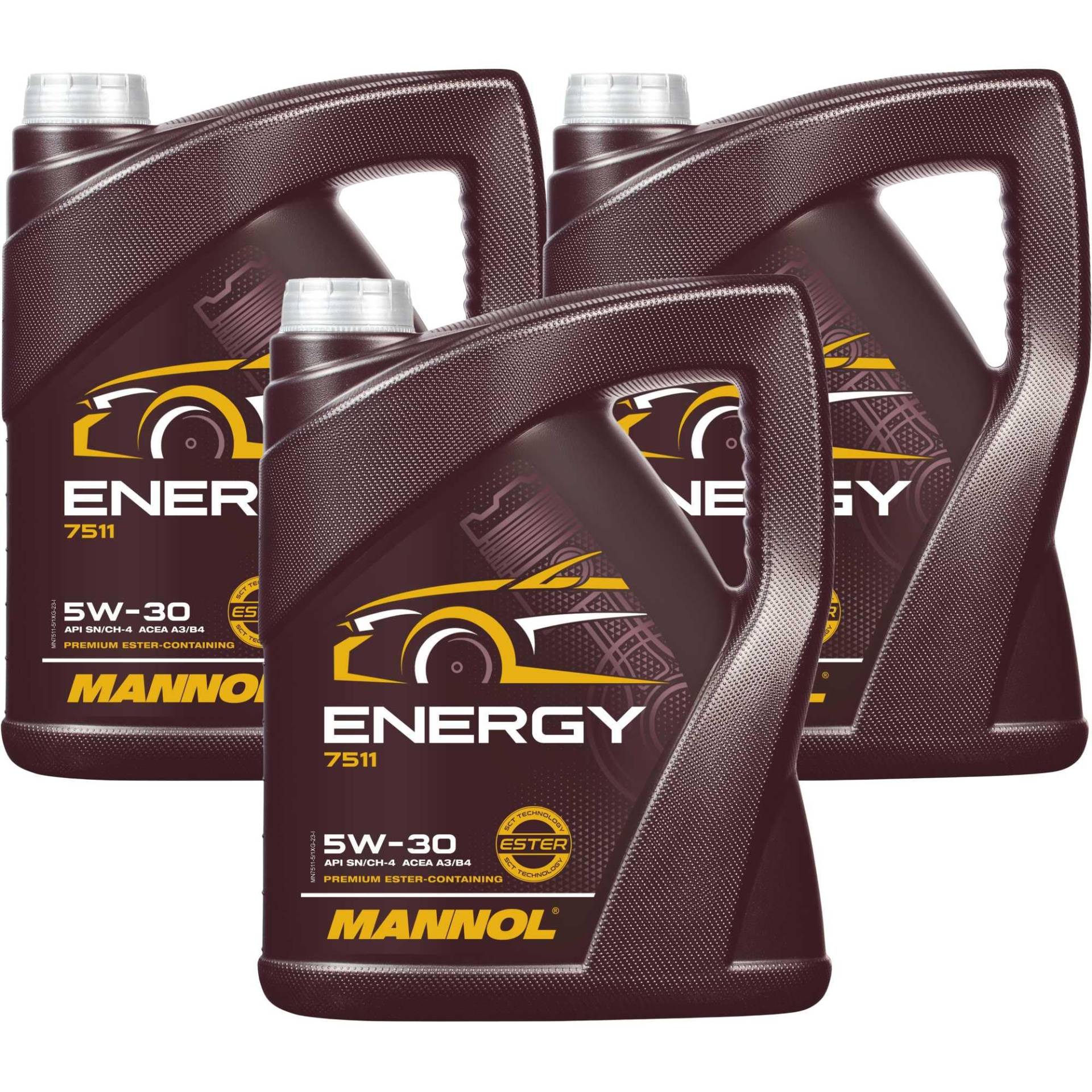 QR-Parts Set 85448447 MN7511-5 15 Liter Original MANNOL Motoröl Energy 5W-30 API SL Engine Oil Öl QR-Parts Set 85448447 MN7511-5 15 Liter Original MANNOL Motoröl Energy 5W-30 API SL Engine Oil Öl von Diederichs