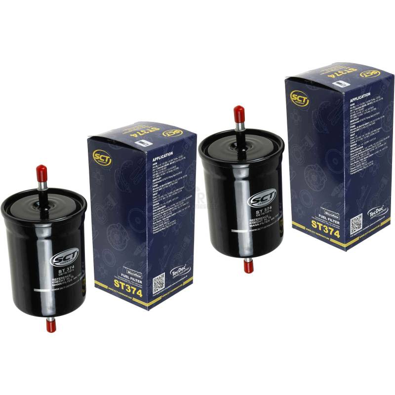 QR-Parts Set 85462718 ST 374 2xOriginal SCT Kraftstofffilter Fuel Filter von Diederichs