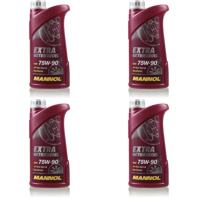 QR-Parts Set 85463344 MN8103-1 4L Original MANNOL Extra Getriebeöl 75W-90 API GL 4/GL 5 LS von Diederichs