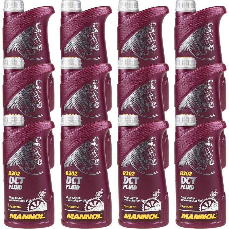 QR-Parts Set 85487545 MN8202-1 12x1 Liter Original MANNOL Getriebeöl 8202 DCT Fluid Gear Oil von Diederichs