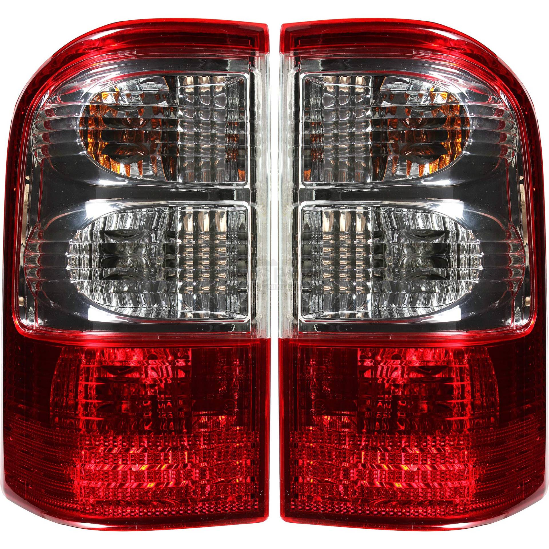 Diederichs Heckleuchten Satz für Nissan Patrol GR II Wagon (Y61) Bj. 06.97- mit klar/dunkel Glühbirne, Rot, für Linkslenker von Diederichs