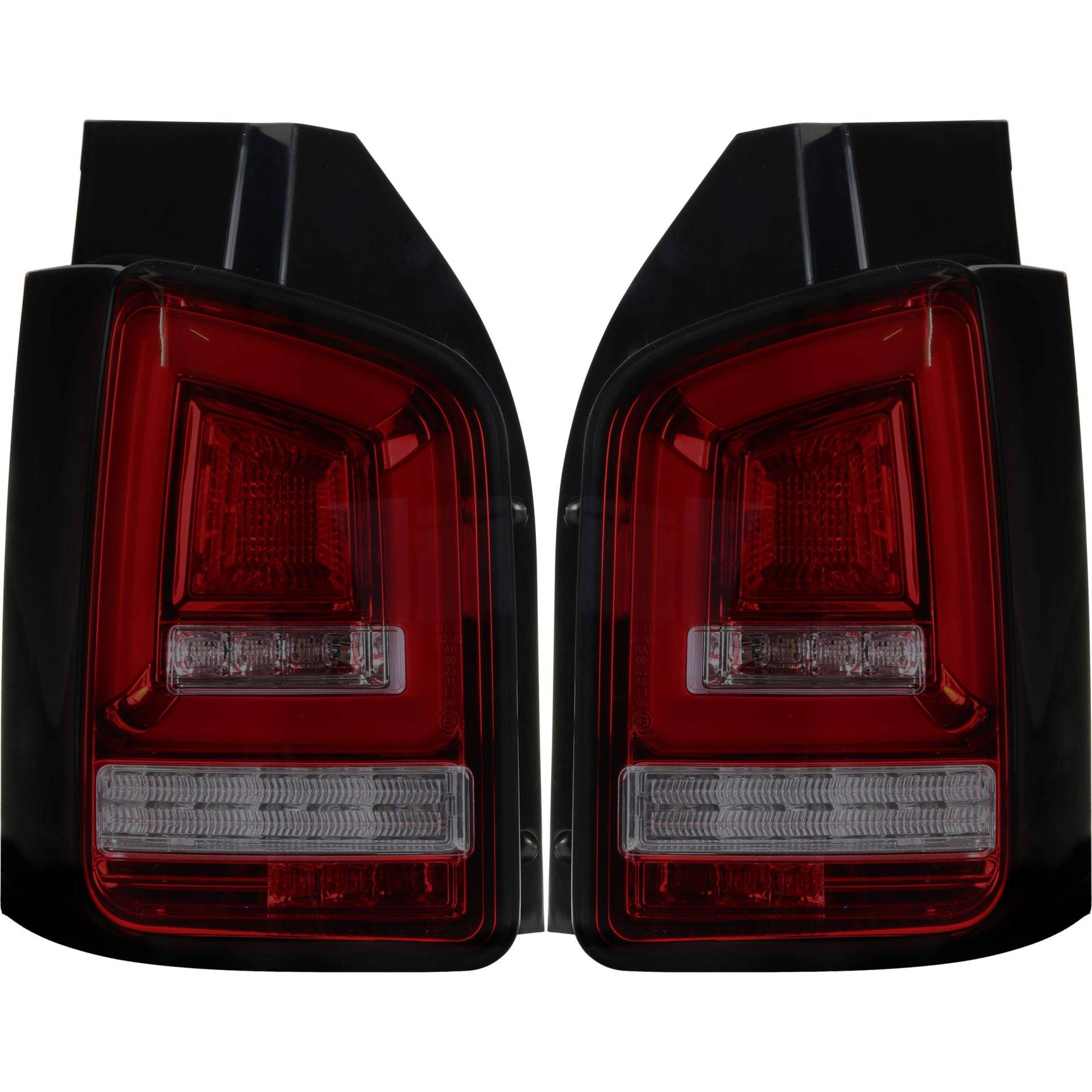 Rückleuchten Set Voll Lightbar für T5 Bj. 03-09 rot smoke Heckklappe Rückleuchten Set Voll Lightbar für T5 Bj. 03-09 rot smoke Heckklappe von Diederichs