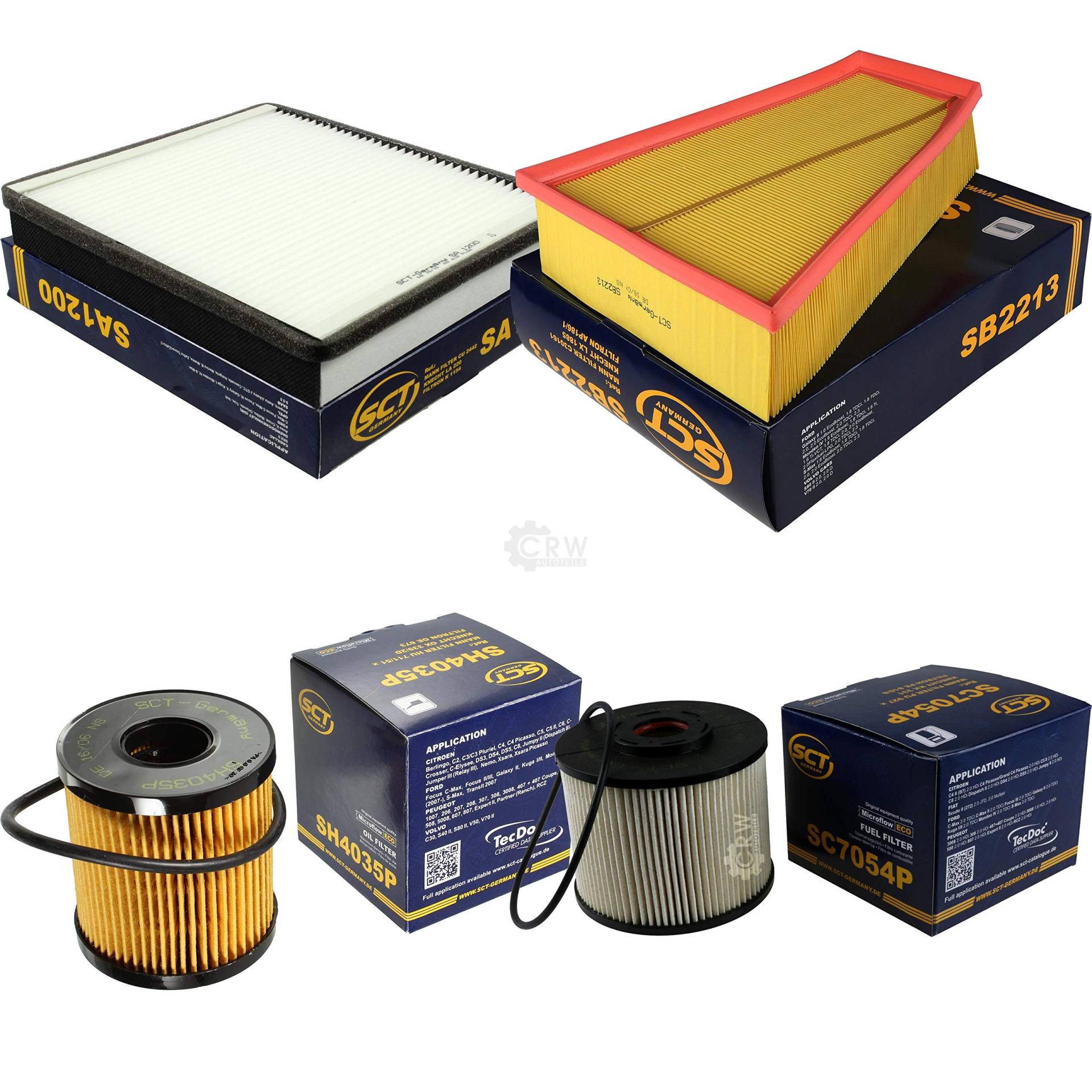 SCT Germany Inspektions Set Inspektionspaket Luftfilter Ölfilter Innenraumfilter Kraftstofffilter SCT Germany Inspektions Set Inspektionspaket Luftfilter Ölfilter Innenraumfilter Kraftstofffilter von Diederichs