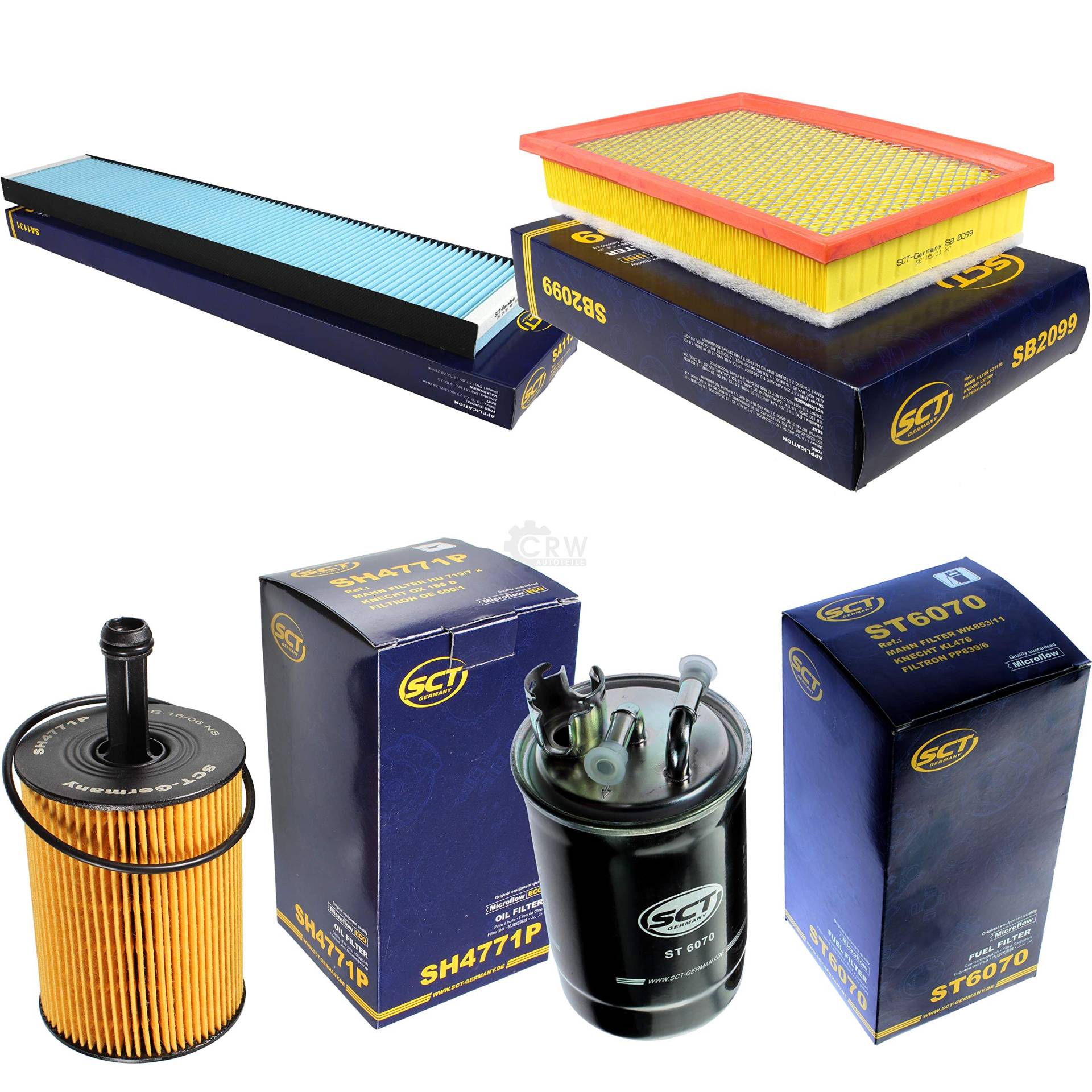 SCT Germany Inspektions Set Inspektionspaket Luftfilter Ölfilter Innenraumfilter Kraftstofffilter SCT Germany Inspektions Set Inspektionspaket Luftfilter Ölfilter Innenraumfilter Kraftstofffilter von Diederichs