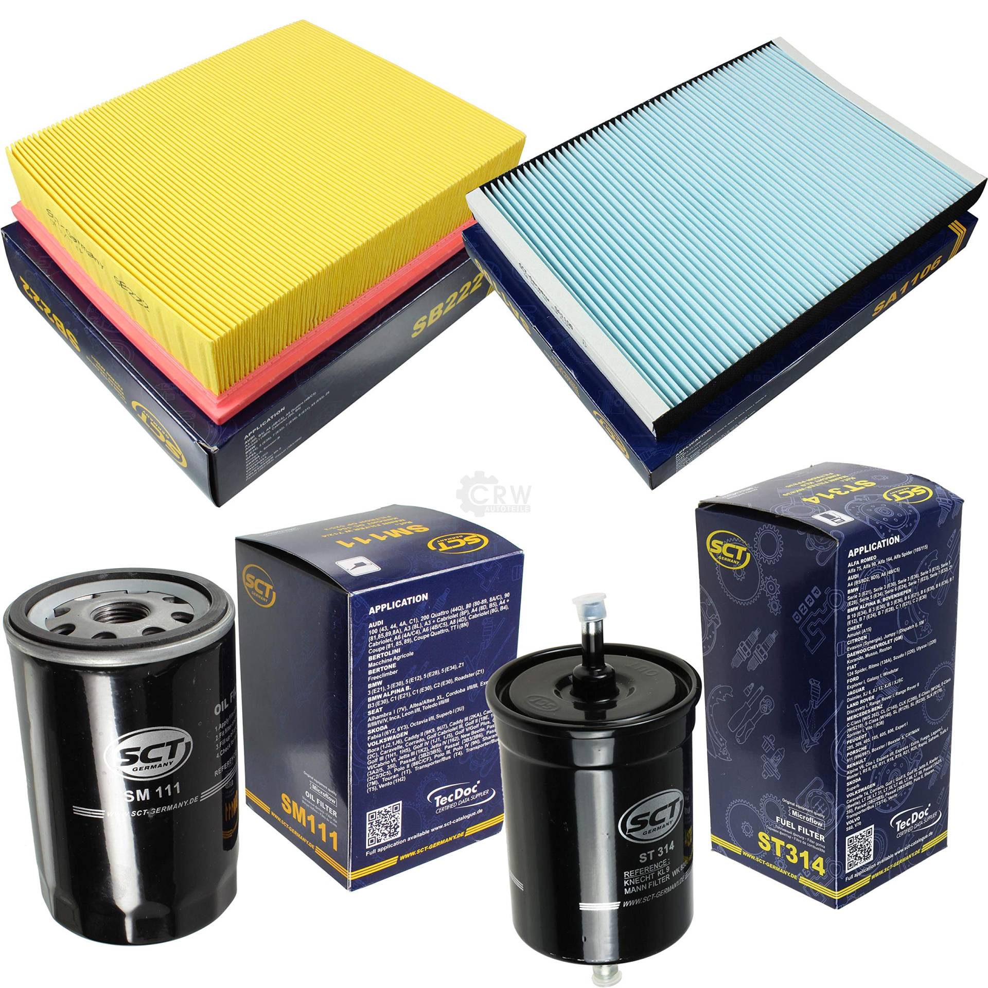SCT Germany Inspektions Set Inspektionspaket Luftfilter Ölfilter Innenraumfilter Kraftstofffilter SCT Germany Inspektions Set Inspektionspaket Luftfilter Ölfilter Innenraumfilter Kraftstofffilter von Diederichs