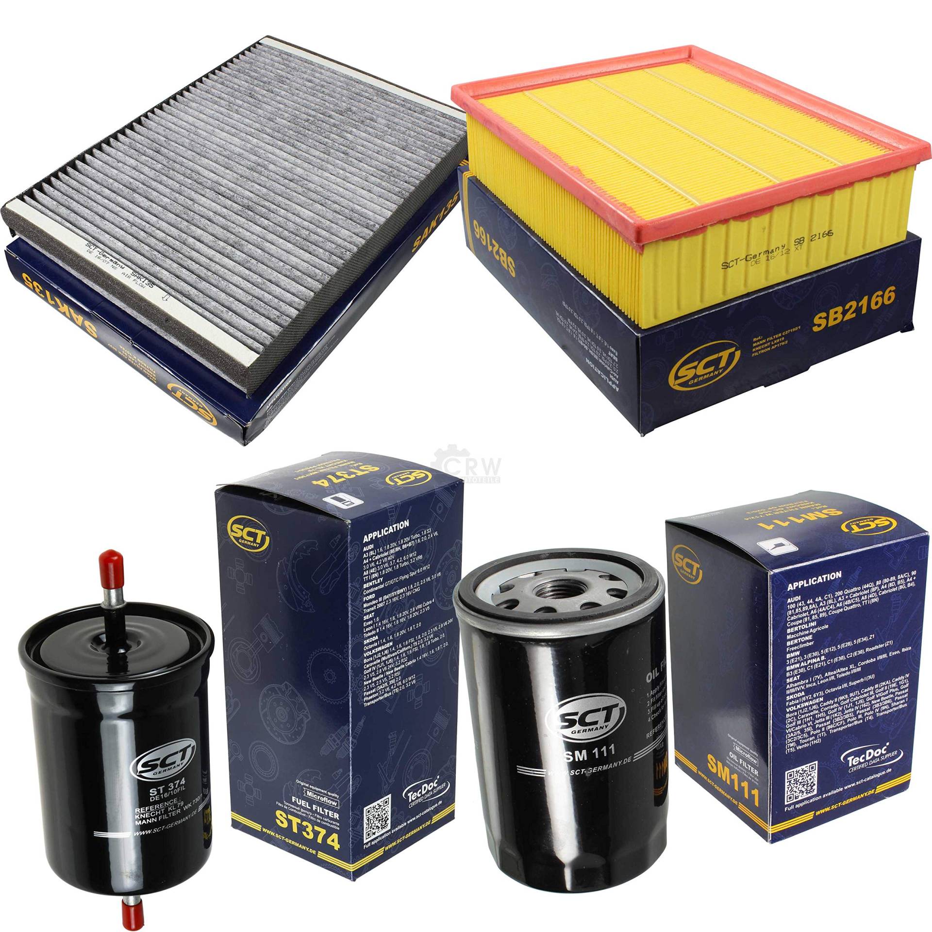SCT Germany Inspektions Set Inspektionspaket Luftfilter Ölfilter Innenraumfilter Kraftstofffilter SCT Germany Inspektions Set Inspektionspaket Luftfilter Ölfilter Innenraumfilter Kraftstofffilter von Diederichs