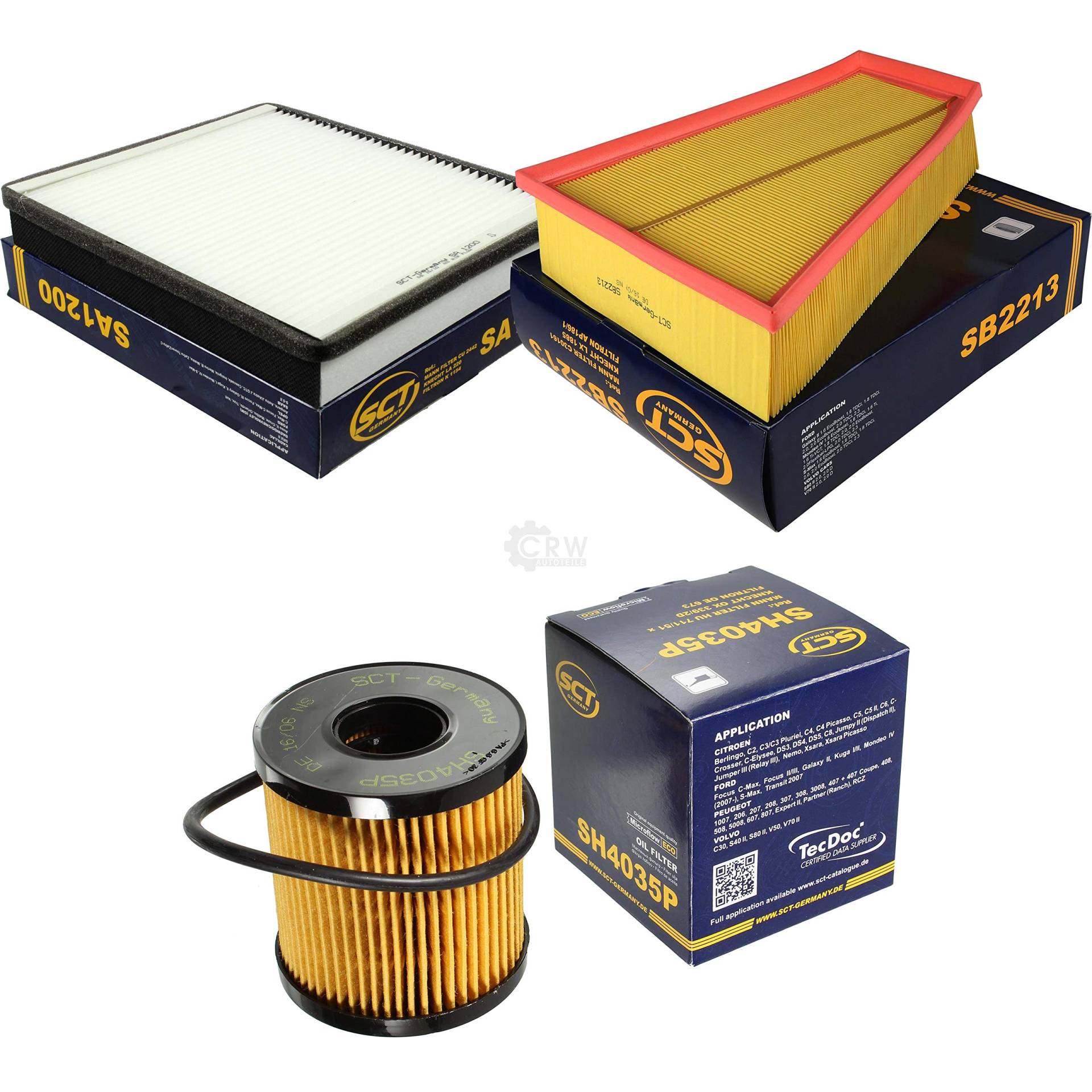 SCT Germany Inspektions Set Inspektionspaket Luftfilter Ölfilter Innenraumfilter SCT Germany Inspektions Set Inspektionspaket Luftfilter Ölfilter Innenraumfilter von Diederichs