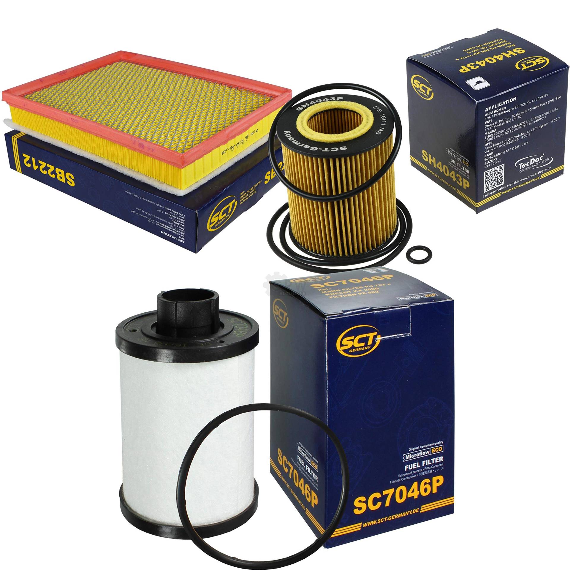SCT Germany Inspektions Set Inspektionspaket Luftfilter Ölfilter Kraftstofffilter SCT Germany Inspektions Set Inspektionspaket Luftfilter Ölfilter Kraftstofffilter von Diederichs