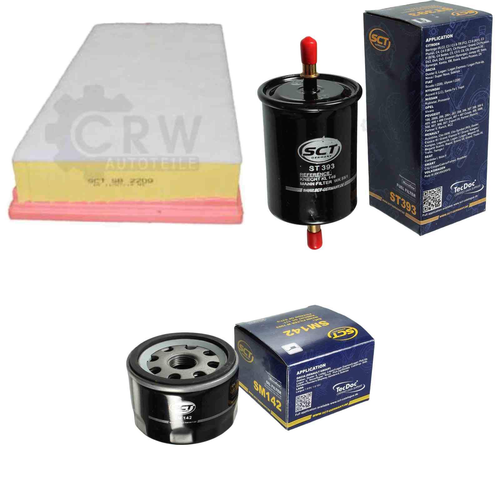 SCT Inspektions Set Inspektionspaket Kraftstofffilter Luftfilter Ölfilter SCT Inspektions Set Inspektionspaket Kraftstofffilter Luftfilter Ölfilter von Diederichs