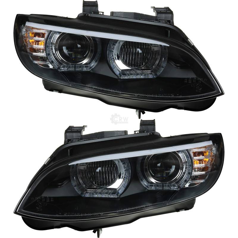 Scheinwerfer Set 3D U Angel Eyes 3er E92 E93 Bj. 05-10 Coupe Cabrio von Diederichs
