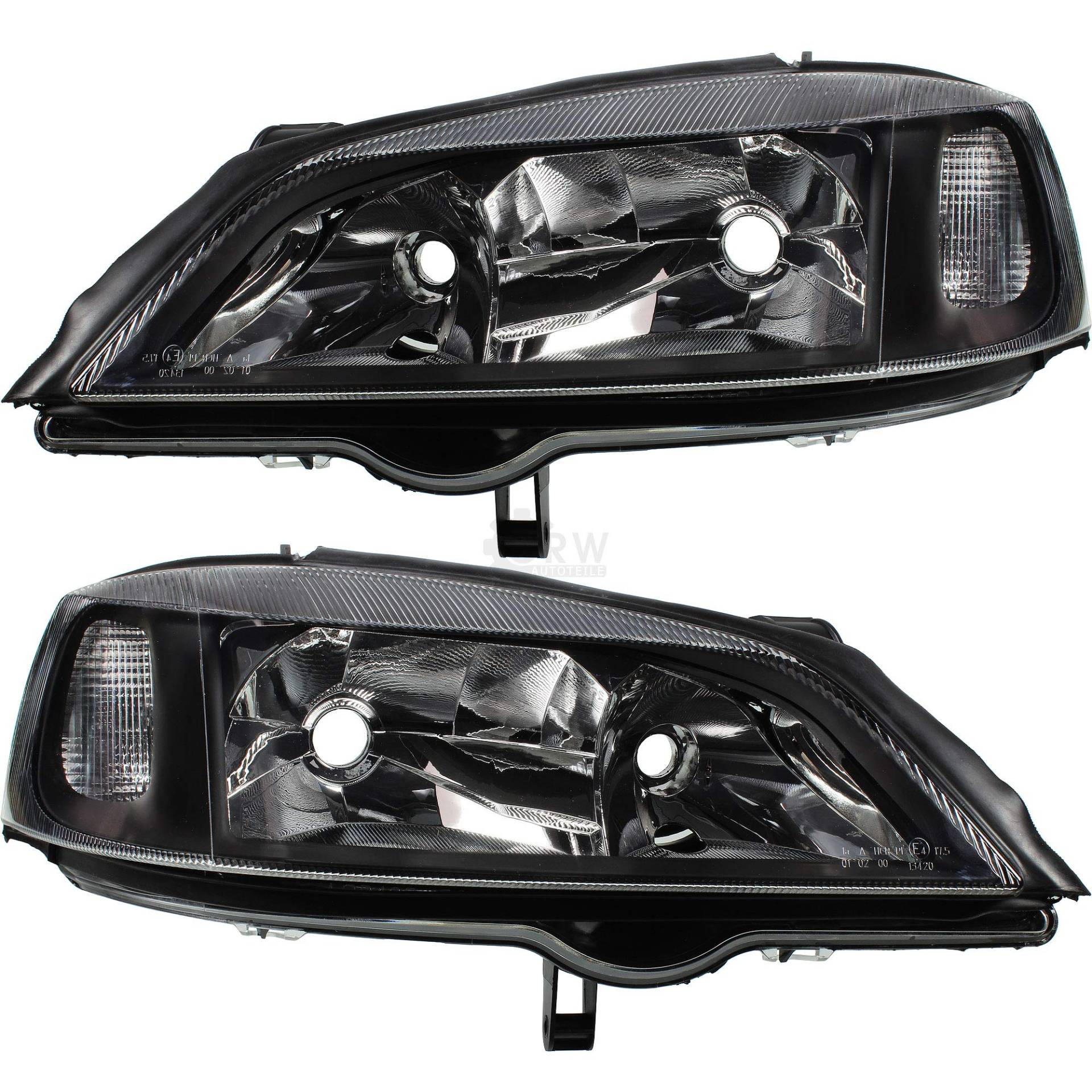 Scheinwerfer Set Satz schwarz Opel Astra G Bj. 98-09 H7/HB3 für elektr. LWR Scheinwerfer Set Satz schwarz Opel Astra G Bj. 98-09 H7/HB3 für elektr. LWR von Diederichs