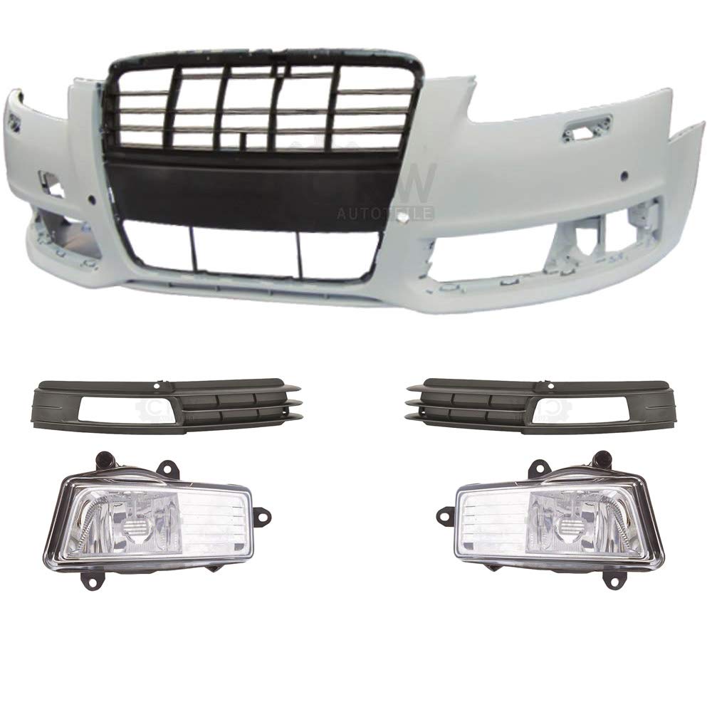 Set Stoßstange vorne inkl. Zubehör+Nebel für Audi A6 4F C6 08-10 SRA PDC Set Stoßstange vorne inkl. Zubehör+Nebel für Audi A6 4F C6 08-10 SRA PDC von Diederichs