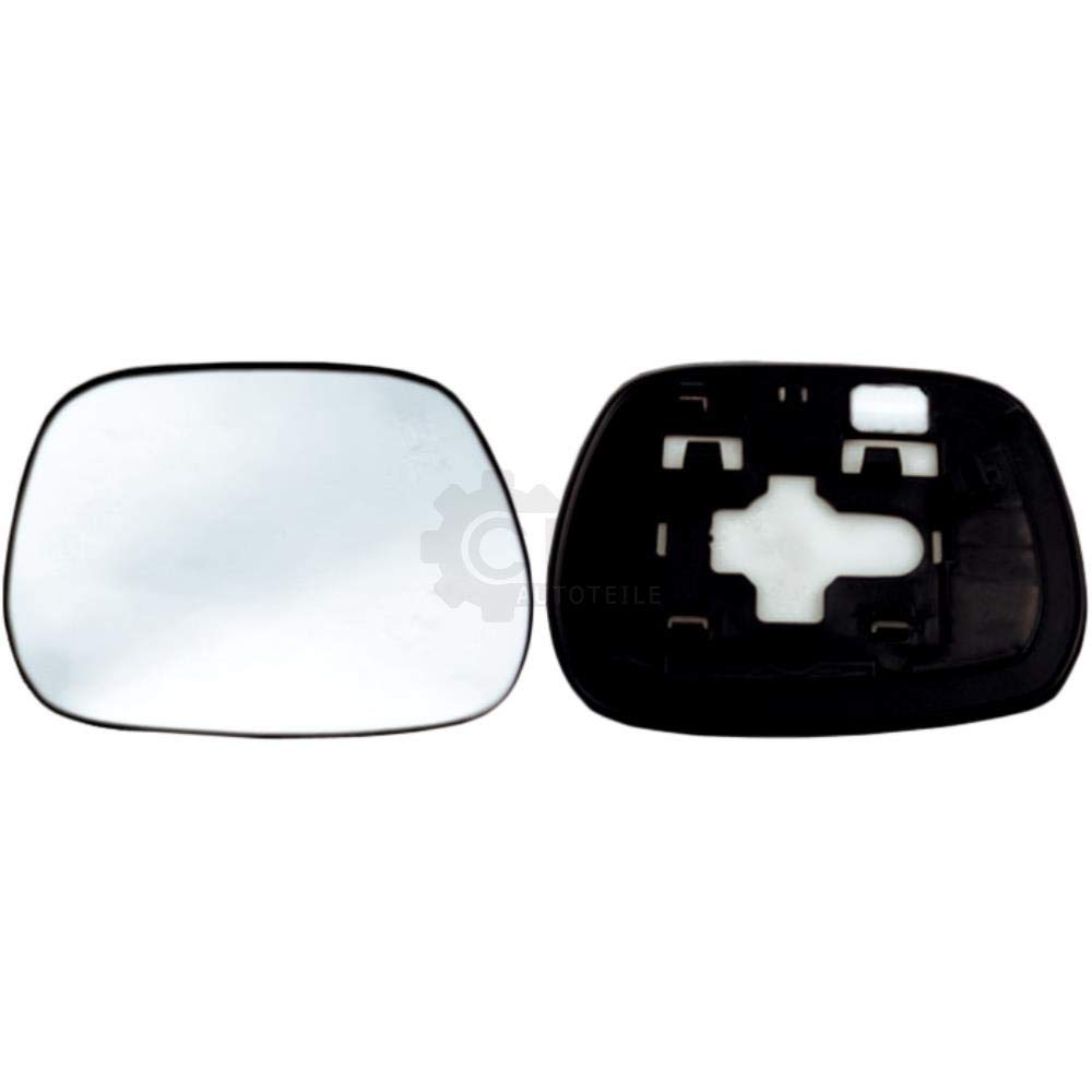 Spiegelglas + Haltefuss rechts für RAV 4 II (XA2) konvex Außenspiegel von Diederichs