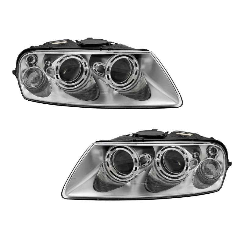 Xenon Scheinwerfer Set links & rechts Hauptscheinwerfer Frontscheinwerfer D1S/H7 ohne Lampenträger für Model Touareg 7LA 7L6 7L7 von Diederichs