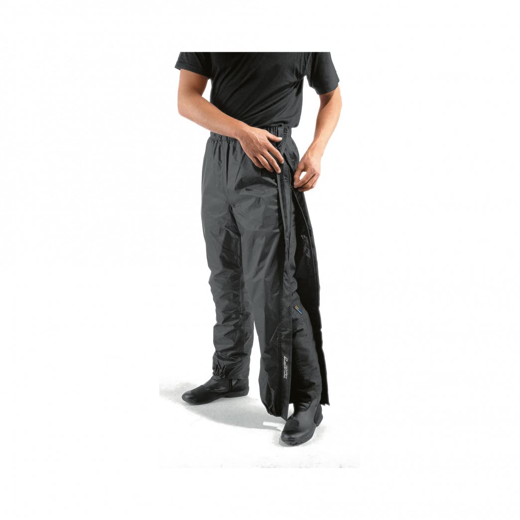 Difi Regenhose Zip mit Reißverschluss - schwarz, XL von Difi