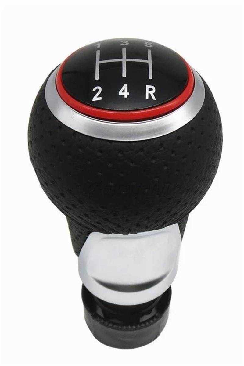 Auto Schaltknüppel Für A3 S3 8p 2003-2013 Für A4 S4 Für Q5 2007-2015 PU-Leder-Schalthebel Auto-Schaltknauf 12mm 5/6-Gang-Griff Schaltknauf(Red 12345R) von Difmqf