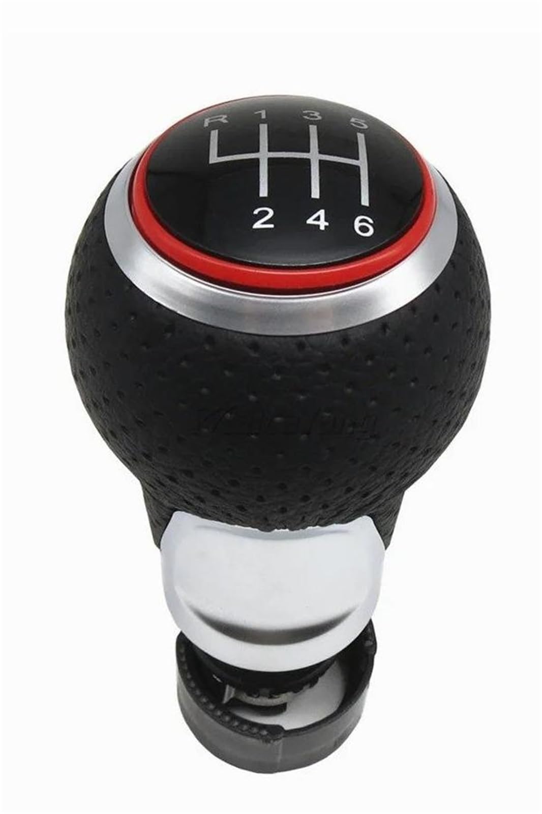 Auto Schaltknüppel Für A3 S3 8p 2003-2013 Für A4 S4 Für Q5 2007-2015 PU-Leder-Schalthebel Auto-Schaltknauf 12mm 5/6-Gang-Griff Schaltknauf(Red 6 Speed) von Difmqf