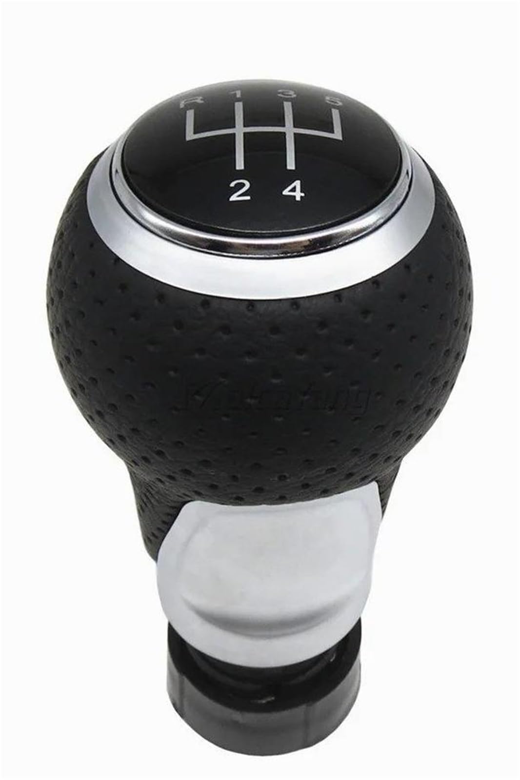 Auto Schaltknüppel Für A3 S3 8p 2003-2013 Für A4 S4 Für Q5 2007-2015 PU-Leder-Schalthebel Auto-Schaltknauf 12mm 5/6-Gang-Griff Schaltknauf(Sliver 5 Speed) von Difmqf