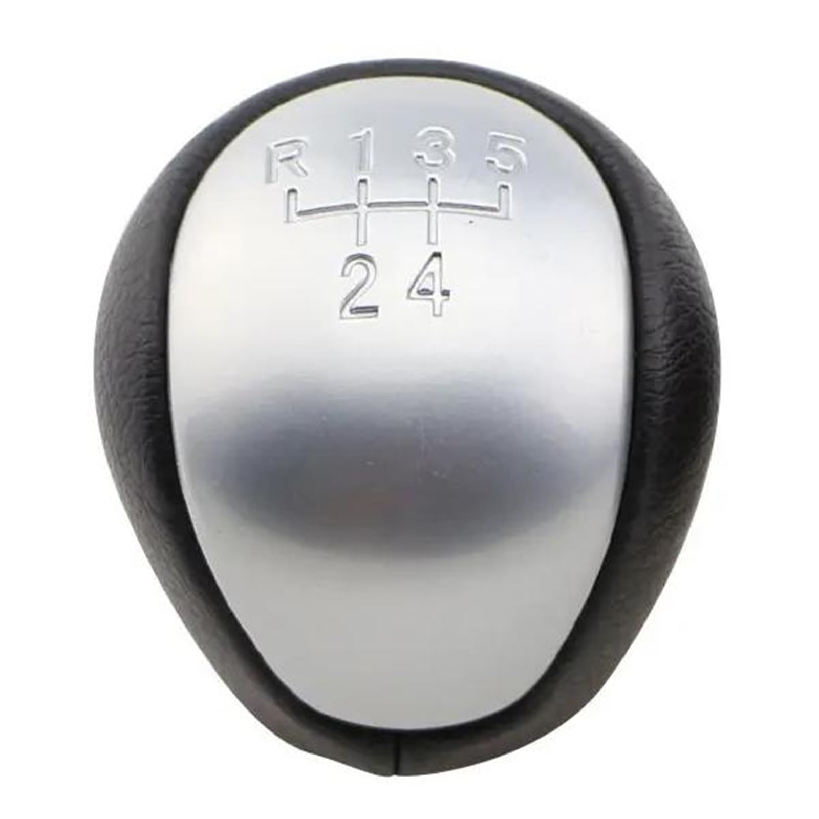 Auto Schaltknüppel Für Hyundai Für Elantra Für I30 2008-2012 Für KIA Für Forte Für Cerato Koup 2009-2013 5-Gang-Schaltknauf Schalthebel Handball Schaltknauf(Matte Sliver) von Difmqf