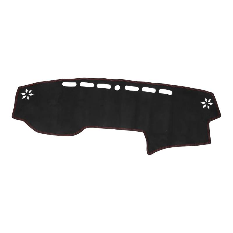 Interior Dashboard Cover Für 4runner 2015 2016 2017 2018 2019 Dashboard-Dash-Abdeckungsmatte rutschfeste Sonnenschutzdach-Abdeckungsunterlage Teppichschutz(Black Red) von Difmqf