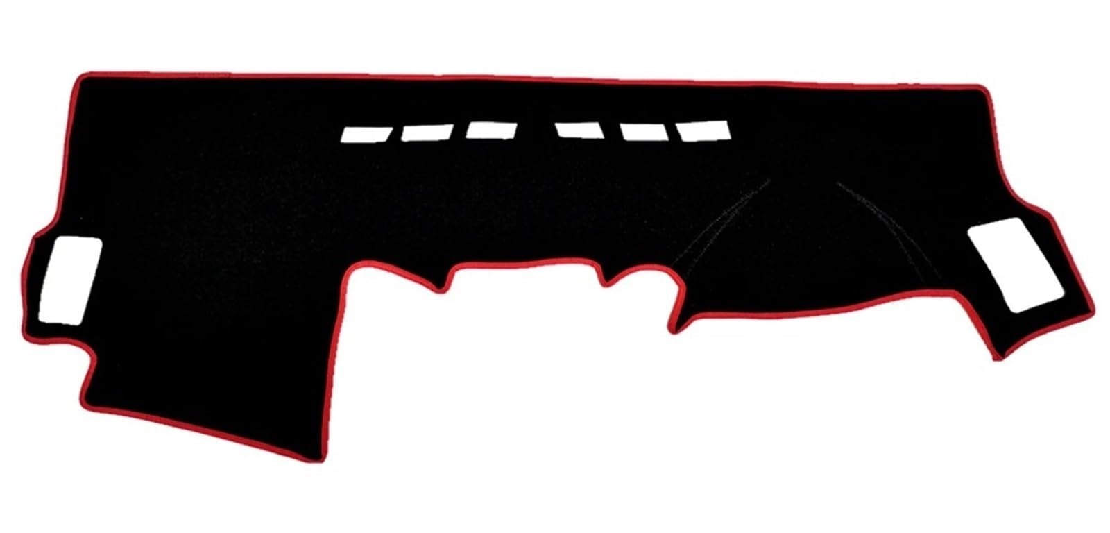 Interior Dashboard Cover Für Hilux SW4 Für Fortuner 2005-2011 2012 2013 2014 2015 Auto Armaturenbrettabdeckung Schutzmatte Pad Armaturenbrett Sonnenschutz Teppich Zubehör(Right Hand Drive,Black(Red Ed Interior Dashboard Cover Für Hilux SW4 Für Fortuner 2005-2011 2012 2013 2014 2015 Auto Armaturenbrettabdeckung Schutzmatte Pad Armaturenbrett Sonnenschutz Teppich Zubehör(Right Hand Drive,Black(Red Ed von Difmqf
