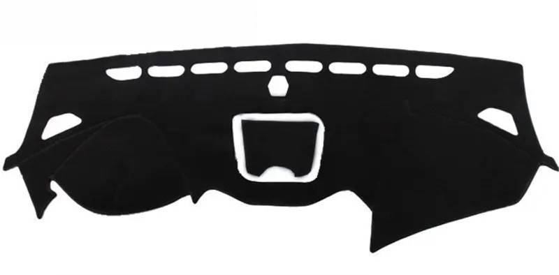 Interior Dashboard Cover Für Hyundai IX45 Für Santa Fe Für Sport 2013-2018 Auto Styling Dashmat Dashboard Abdeckung Matte Pad Armaturenbrett Sonnenschirm Teppich Zubehör(Left Hand Drive) von Difmqf