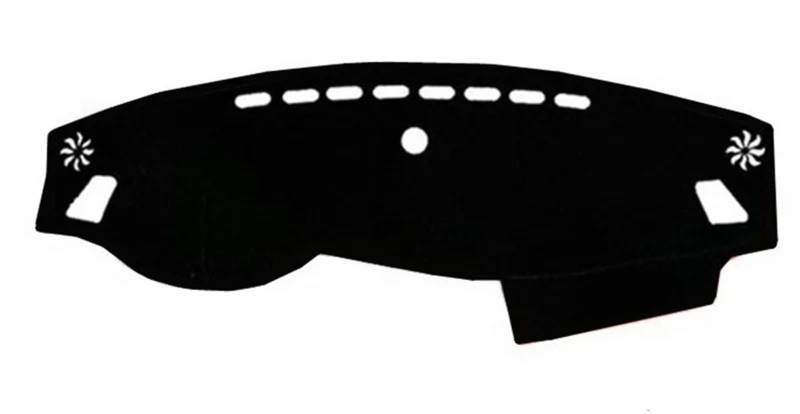 Interior Dashboard Cover Für Kia Für Optima Für K5 2016-2018 2019 2020 Blendfreie Armaturenbrettabdeckung Teppichmatte Dashmat Sonnenschutz Schutz Teppichkissen Autozubehör(Left Hand Drive,Black Edge) von Difmqf