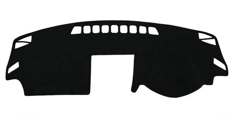 Interior Dashboard Cover Für Qashqai Für Rogue 2006-2008 2009 2010 2011 2012 2013 Auto Dashmat Dualis Dashboard-Abdeckung Matte Kissen Sonnenschirm Schützen Teppich Zubehör(RHD with NAV) von Difmqf