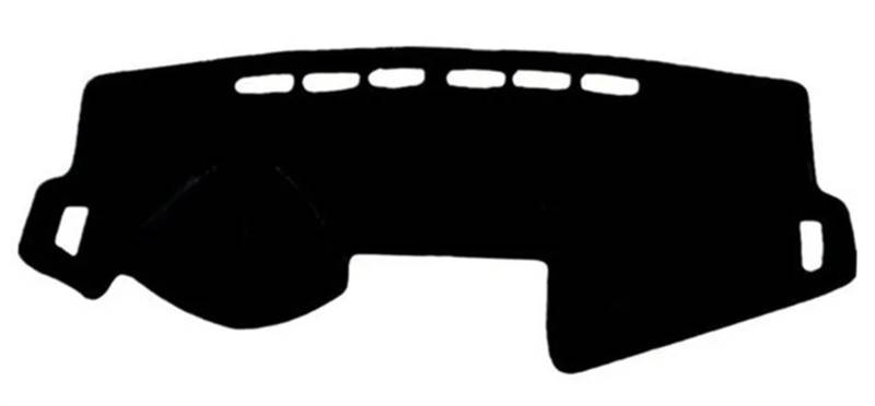 Interior Dashboard Cover Für Vios Für Yaris 2014 2015 2016 2017 2018 2019 Armaturenbrett-Abdeckungsmatte Anti-Glare Dash Sonnenschutz-Teppich Teppich Autozubehör(Left Hand Drive) von Difmqf