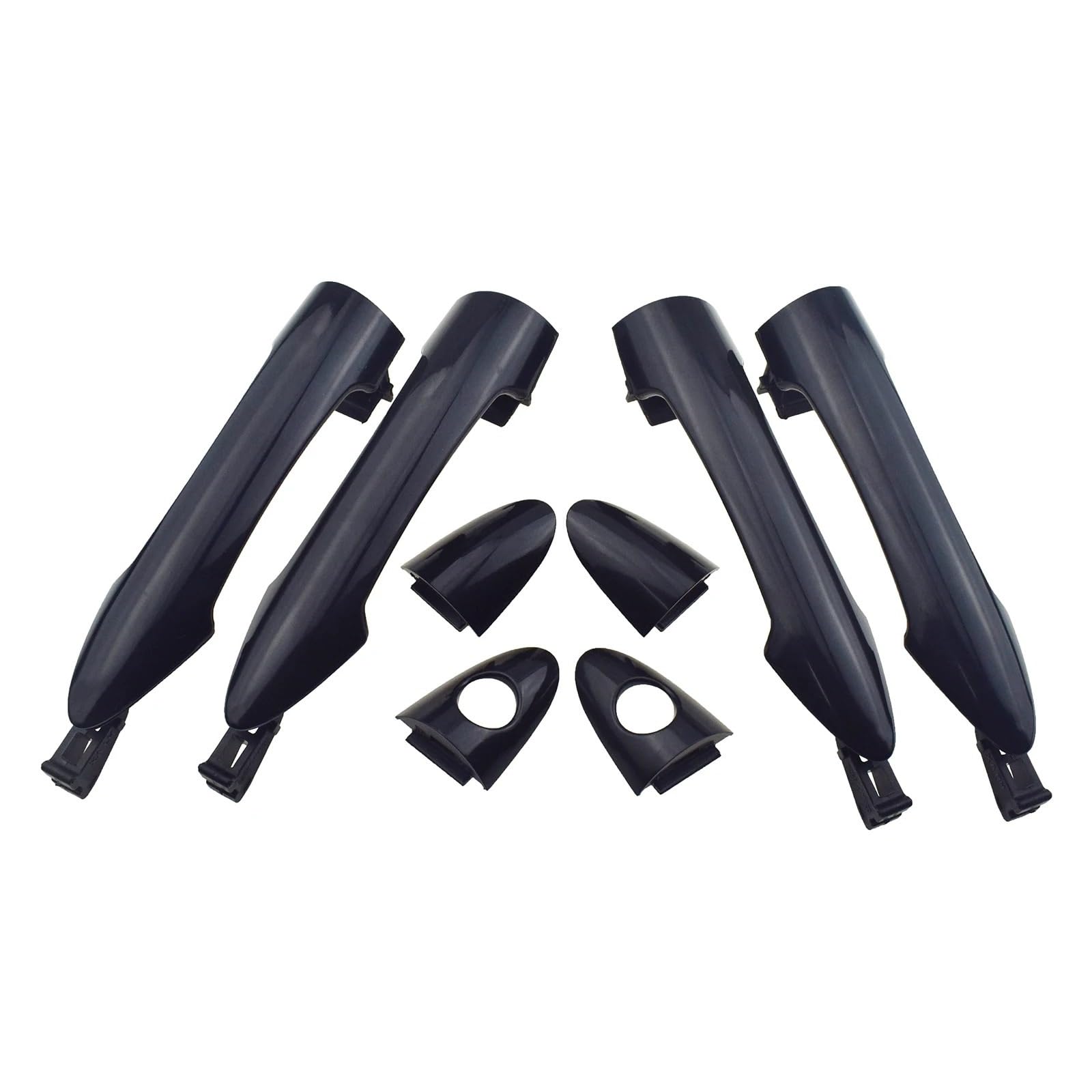 Türaußengriff Für Kia Für Picanto 2011 2012 2013 2014 2015 2016 Schwarz Vorne Hinten Links Rechts Außerhalb Äußere Außentürgriffe(Front Rear 2Pieces) von Difmqf