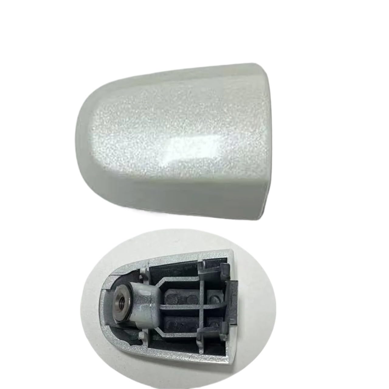 Türaußengriff Für Toyota Für Yaris 2007-2011 Für Corolla Für Prius Für Solara Für Camry 2004-2008 Für RAV4 Für Highlander Auto Außentürgriff Weiß(Front Door Cover) von Difmqf