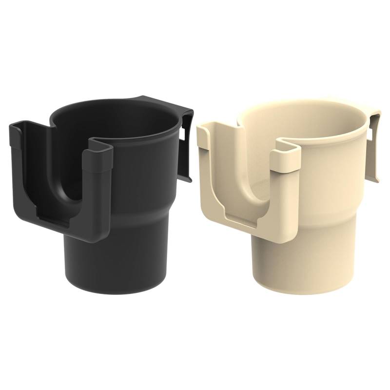 Auto Getränkehalter Schwarz Abs Air Vent Getränkehalter für Auto mit Telefon Moint Card Organizer Allzweck Auto Getränkehalter für Flasche Kaffee Getränk Saft Ständer (beige) von DiiWmme