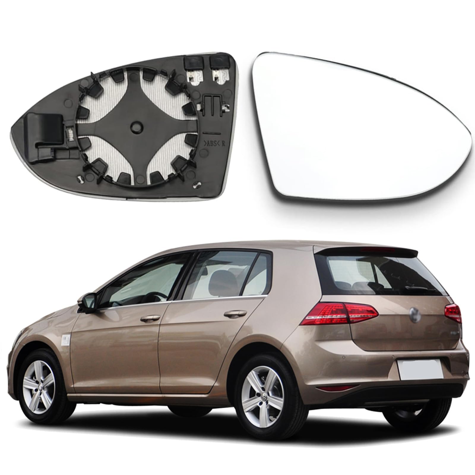 Dilightnews Passend für Golf 7 Spiegelglas Links Fahrerseite Beheizbar Asphärisch Beheizt mit Trägerplatte Dilightnews Passend für Golf 7 Spiegelglas Links Fahrerseite Beheizbar Asphärisch Beheizt mit Trägerplatte von Dilightnews